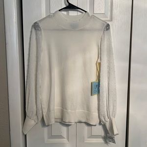 CeCe - XS - white sweater